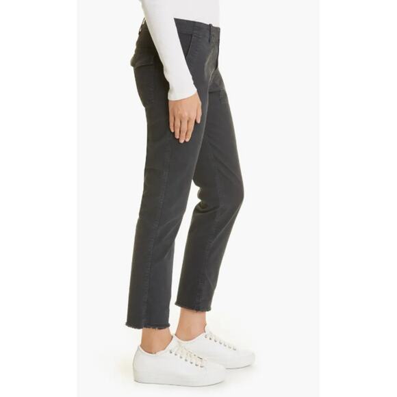 Nili Lotan Jenna Slim Crop Stretch Twill Pants Size 8 New with Tags - Picture 4 of 9